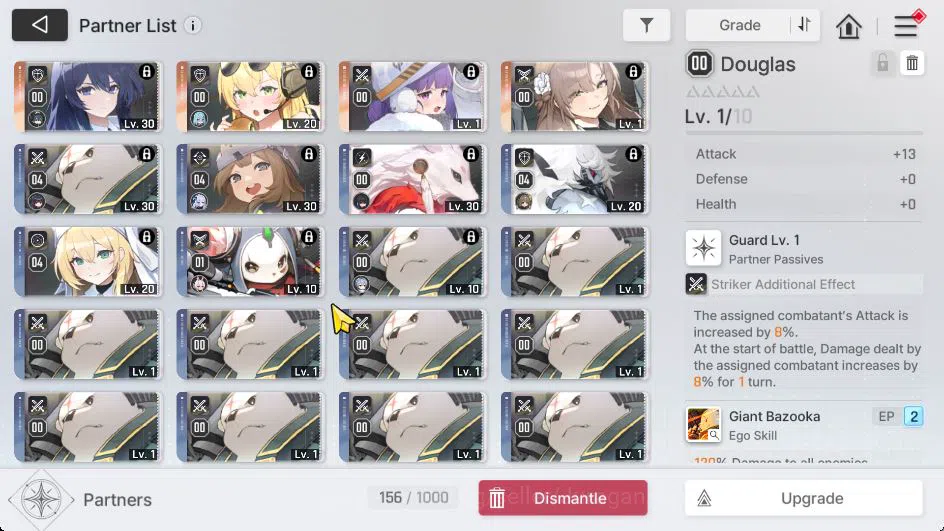 Chaos Zero Nightmare Accounts Global|Lv 27|5 SSR [Narja,Yuki,Veronica,Rin,Luke]+10 SR(NiaM2,MikaM1,Etc)+4 SR Partners|Log 5