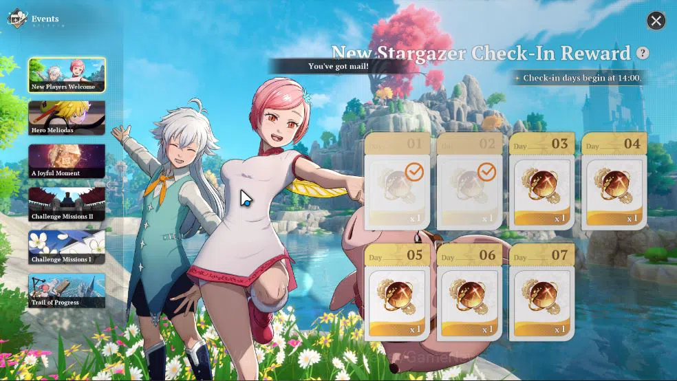 The Seven Deadly Sins: Origin Accounts [EUROPE] Lv 2 Fresh Starter | 2 SSR | Meliodas, Gu image 8