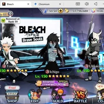 Bleach: Brave Souls Accounts Starter Global |Starter 10463 Orbs|Toshiro L150 5*, Ichigo L150 5*, Ulquiorra L150 5*| 51.7M