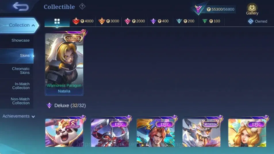 Mobile Legends: Bang Bang Accounts Global|Skin 273|Renowned|Collector Natalia|Collab image 12