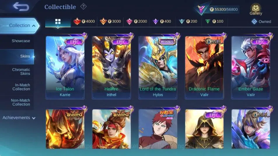 Mobile Legends: Bang Bang Accounts Global|Skin 273|Renowned|Collector Natalia|Collab image 8