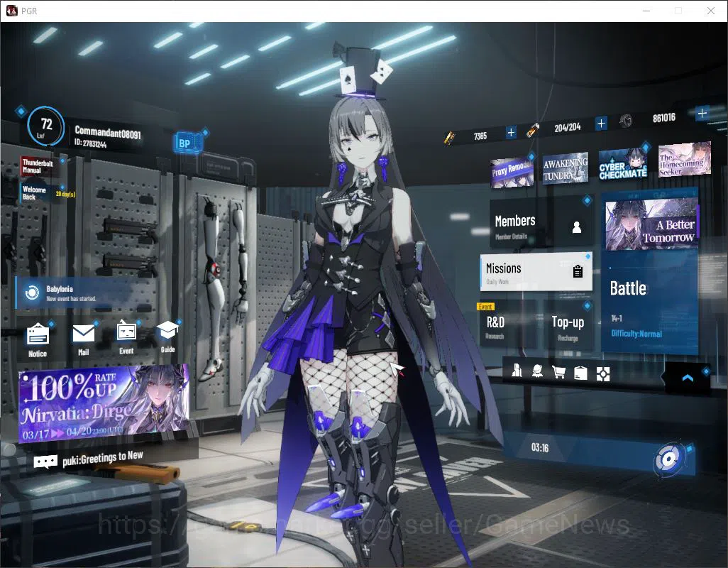 Punishing: Gray Raven Accounts ASIA|Starter 7.3 BC+ 8k Bluecard, Lucia CW S+Sign, image 2
