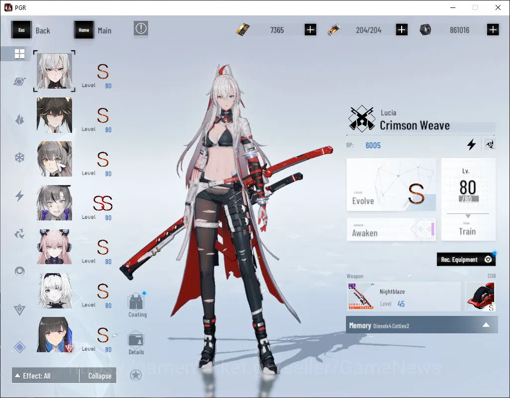 Punishing: Gray Raven Accounts ASIA|Starter 7.3 BC+ 8k Bluecard, Lucia CW S+Sign, image 3