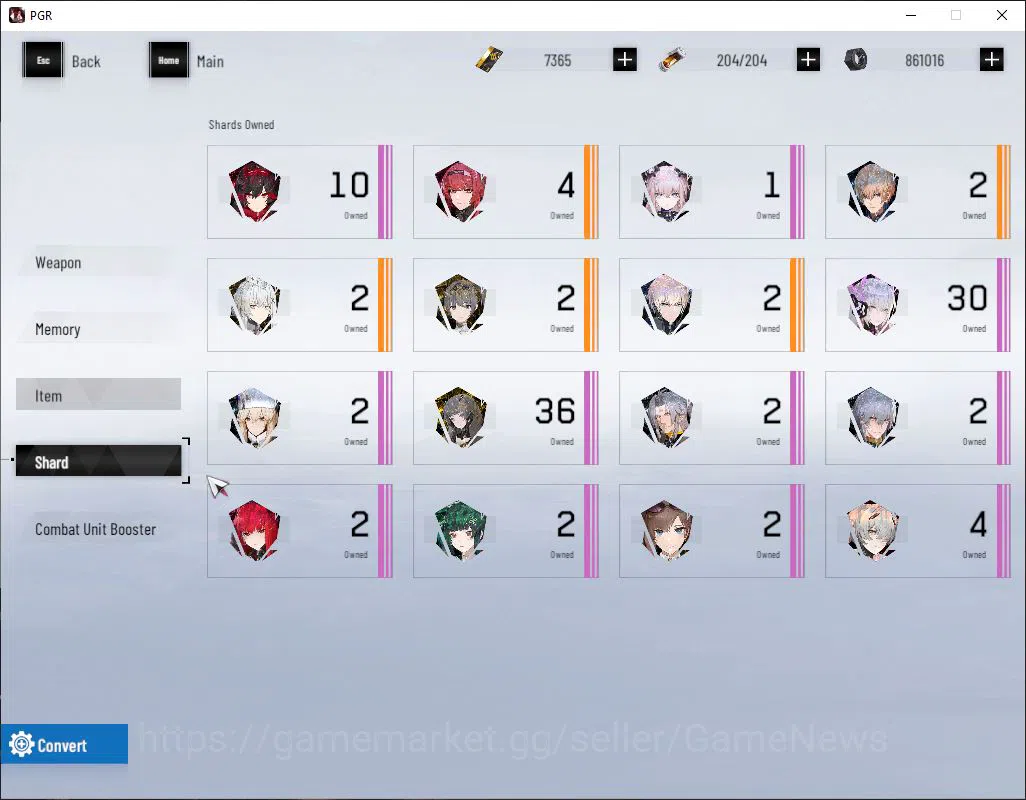Punishing: Gray Raven Accounts ASIA|Starter 7.3 BC+ 8k Bluecard, Lucia CW S+Sign, image 8