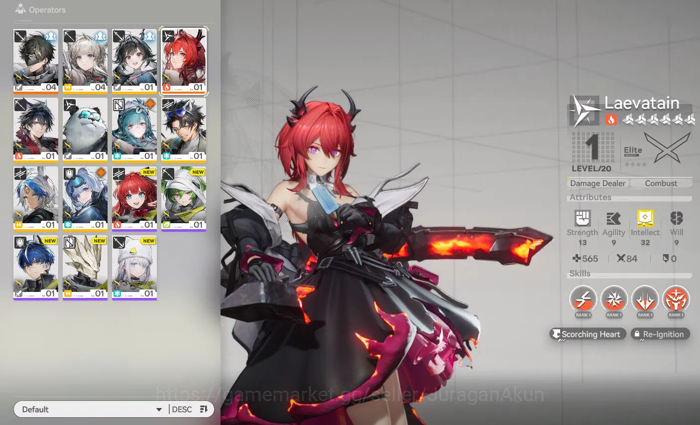Arknights: Endfield Accounts NA/EU Lv2 Day 2| Fresh Starter Laevatain + 8 SR Characters | Male MC |GrypLink |Take Mail| SS 2
