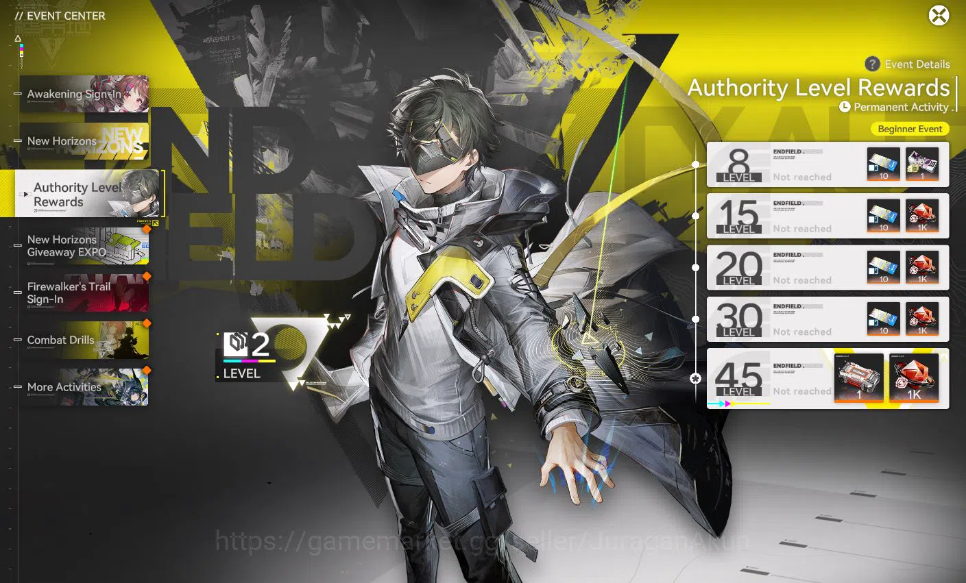 Arknights: Endfield Accounts NA/EU Lv2 Day 2| Fresh Starter Laevatain + 8 SR Characters | Male MC |GrypLink |Take Mail| SS 5
