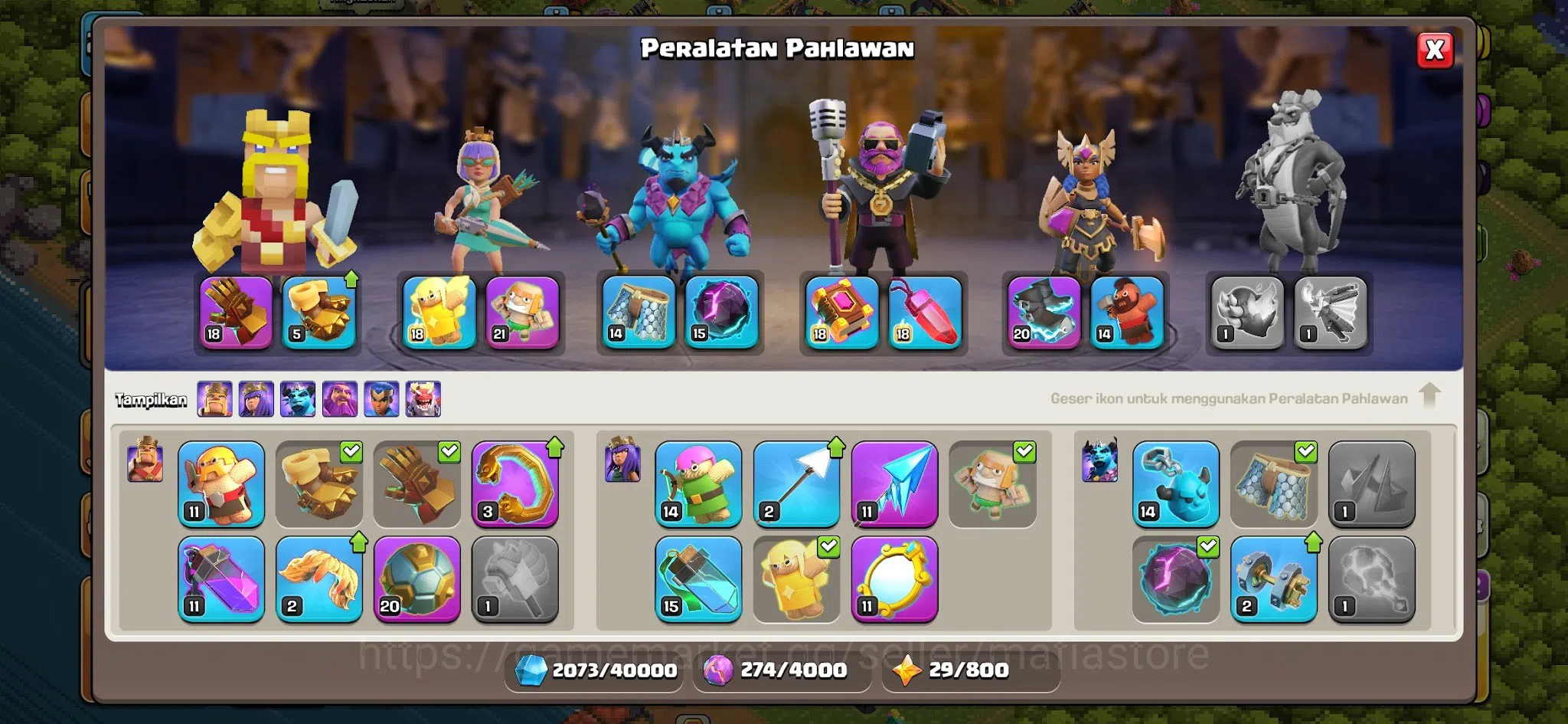Clash of Clans Accounts TH16 Near-Max BK 85, AQ 85, GW 60, Max Giant Gaunt image 12