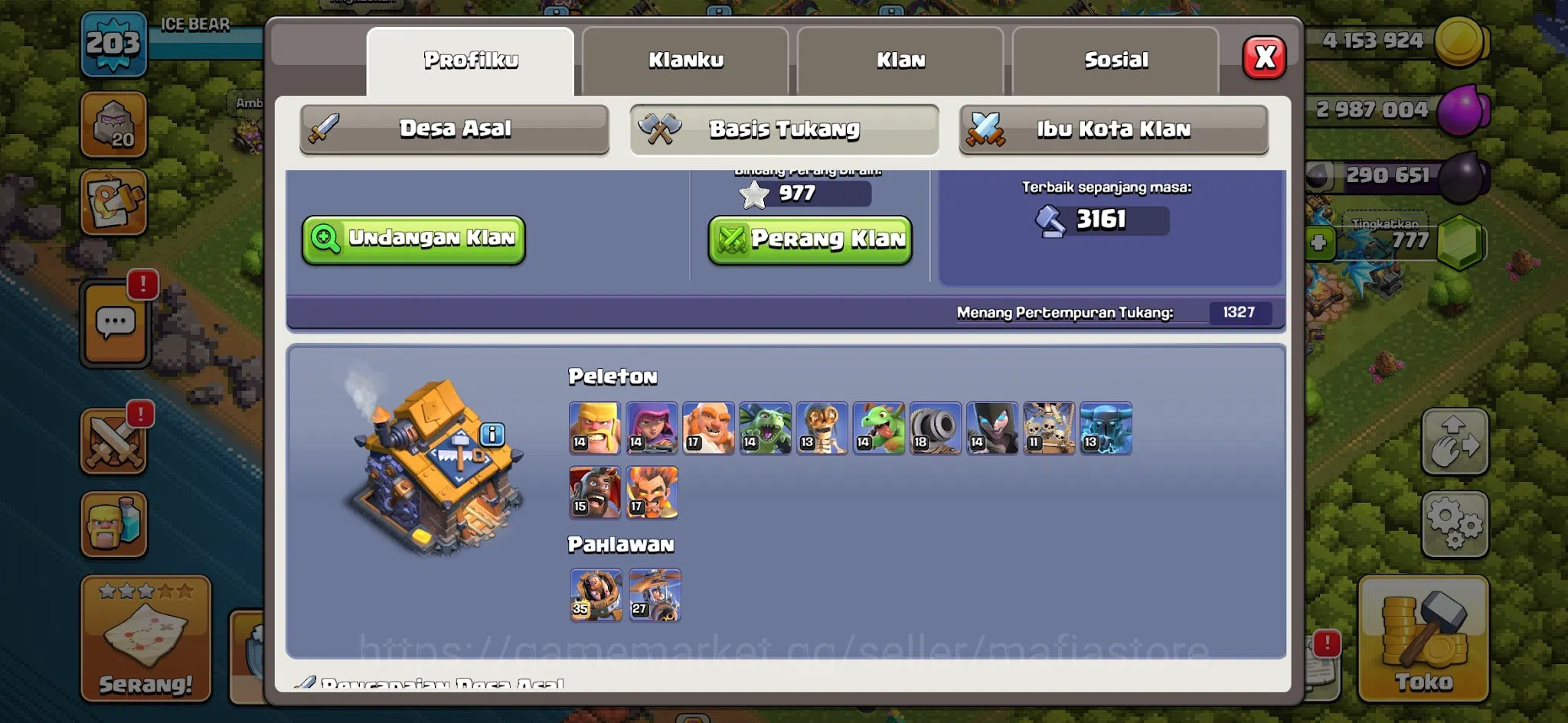 Clash of Clans Accounts TH16 Near-Max BK 85, AQ 85, GW 60, Max Giant Gaunt image 17