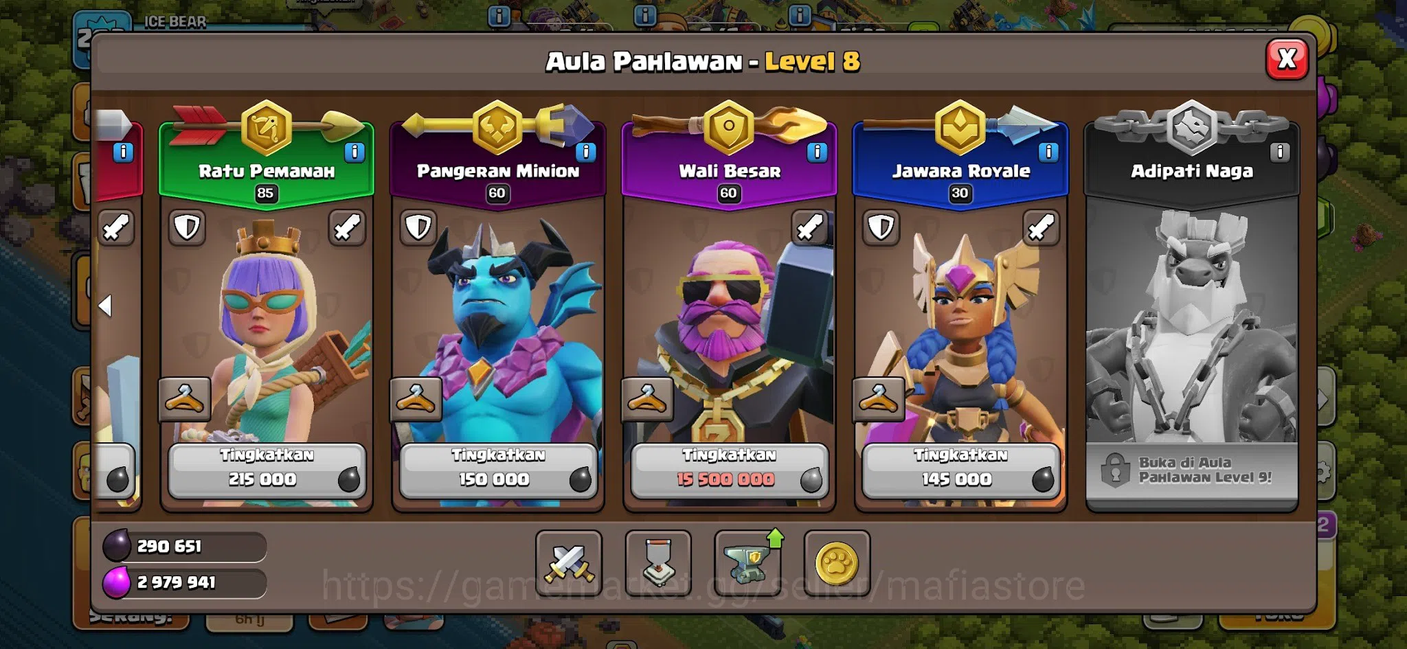 Clash of Clans Accounts TH16 Near-Max BK 85, AQ 85, GW 60, Max Giant Gaunt image 6