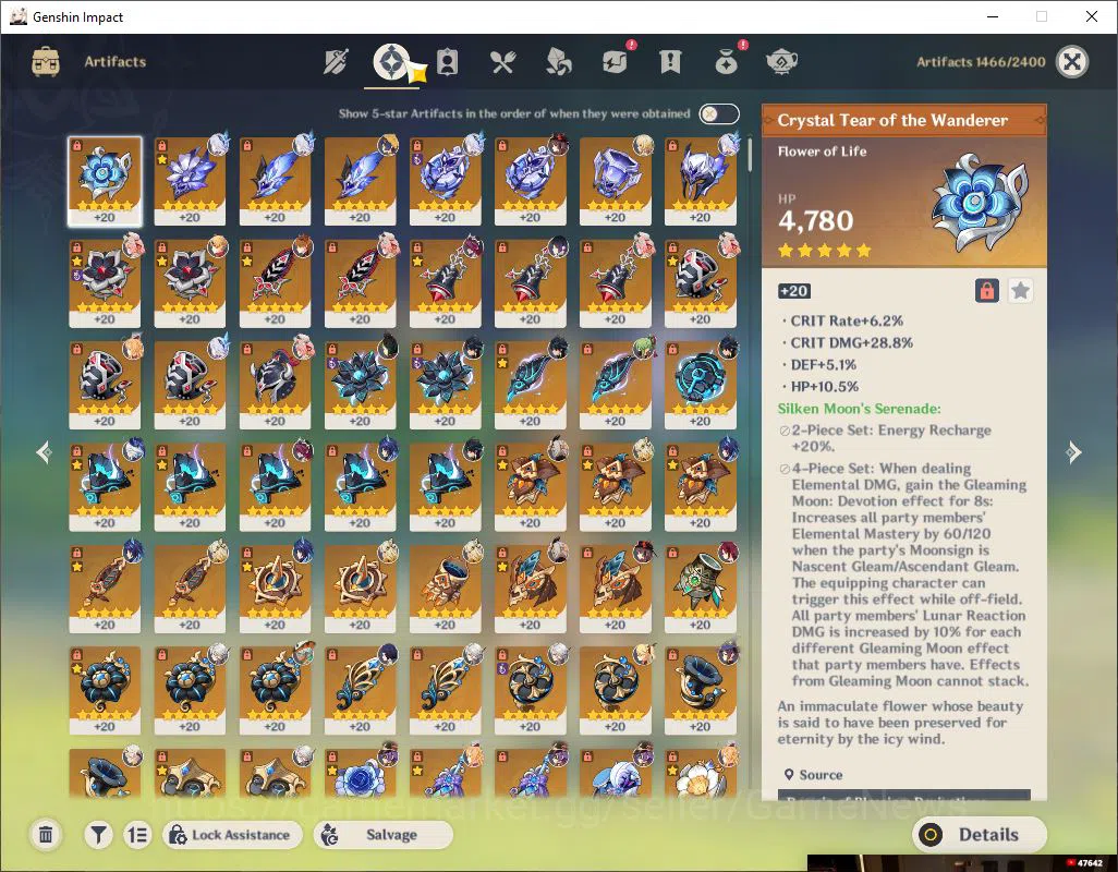 Genshin Impact Accounts ASIA|AR 59| 17 Limited +4(*5Weapon)|NahidaC2,Xilon image 13