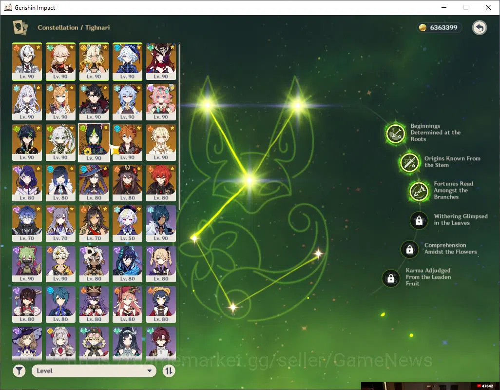 Genshin Impact Accounts ASIA|AR 59| 17 Limited +4(*5Weapon)|NahidaC2,Xilon image 6