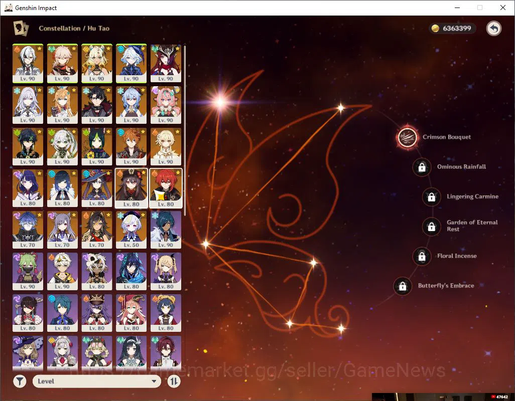 Genshin Impact Accounts ASIA|AR 59| 17 Limited +4(*5Weapon)|NahidaC2,Xilon image 7
