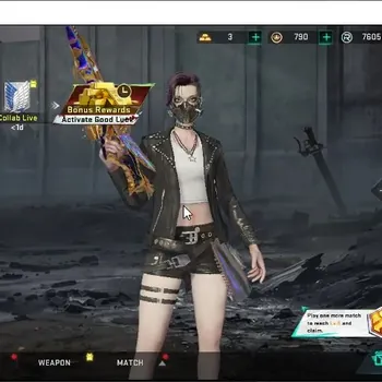 Blood Strike Accounts Collab Skin ASIA|Eternal INP-9 Golden Elegy|Collab AOT Battle of Faith|Legendary Glock Venom,M700