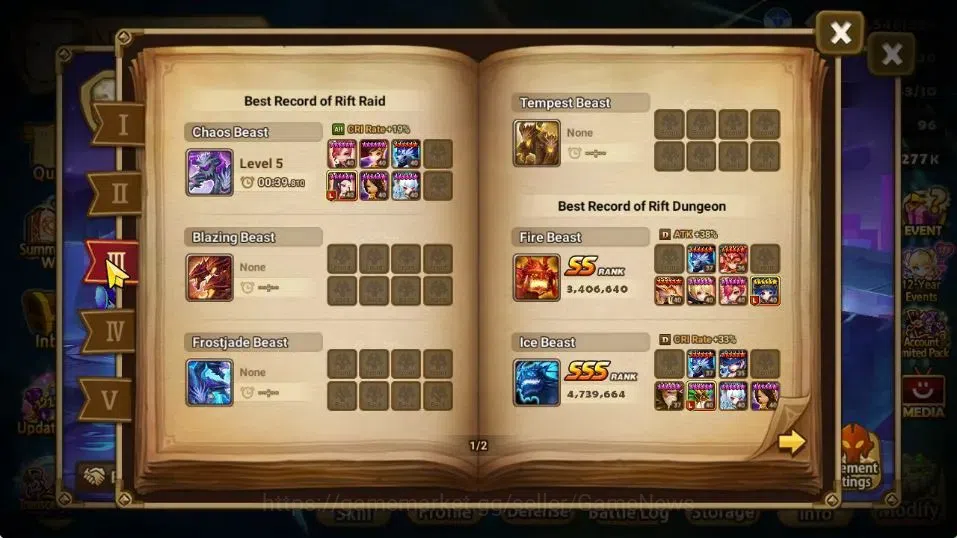 Summoners War: Sky Arena Accounts GLOBAL Lv 63|1 LD [Xiana]|8 Total NB5[Teshar,Feng  image 5