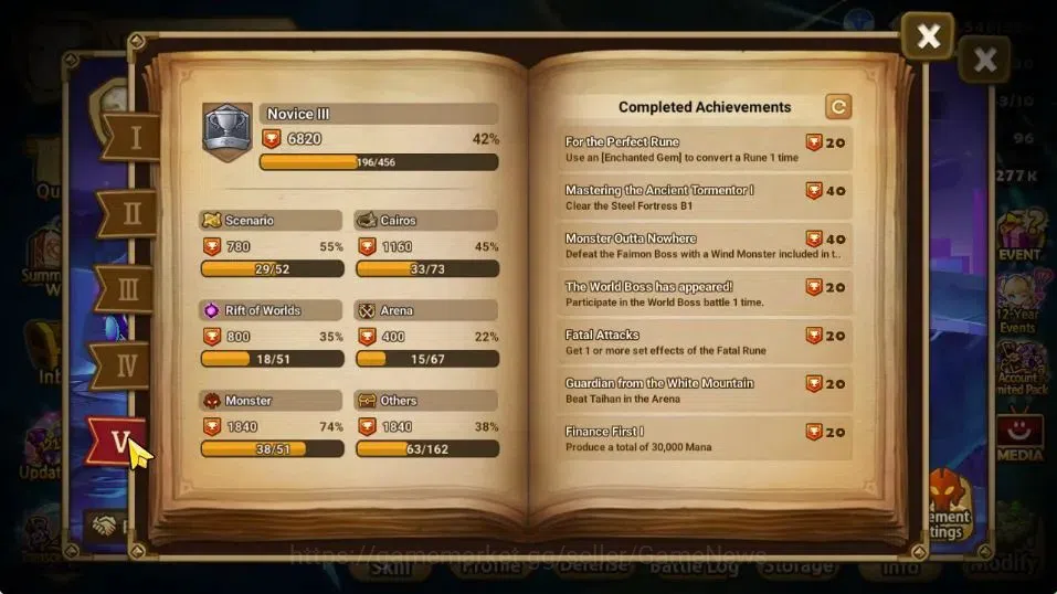 Summoners War: Sky Arena Accounts GLOBAL Lv 63|1 LD [Xiana]|8 Total NB5[Teshar,Feng  image 7