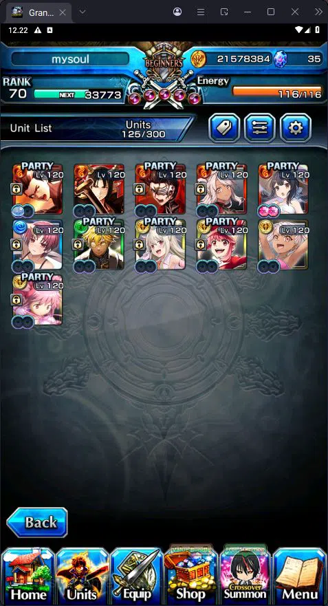 Grand Summoners Accounts [GLOBAL] Rank 70 | 11 Ascend | DE Berwick | Summer image 3