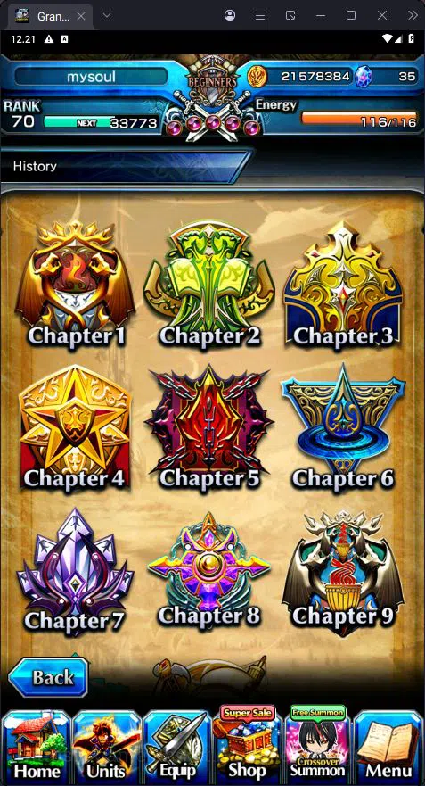 Grand Summoners Accounts [GLOBAL] Rank 70 | 11 Ascend | DE Berwick | Summer image 6