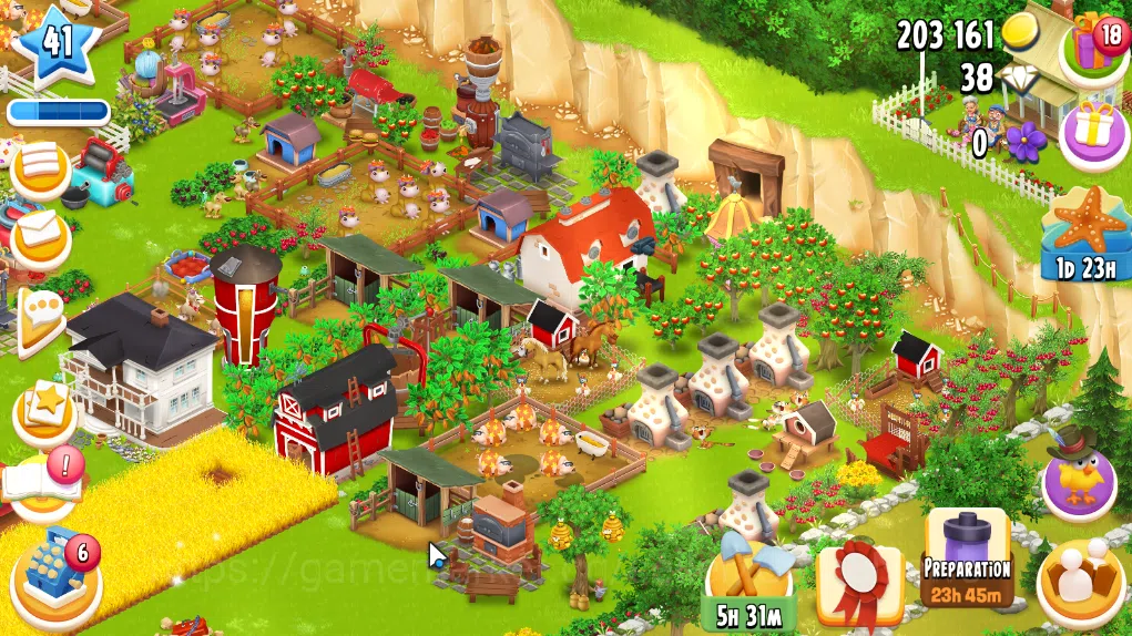 Hay Day Accounts Level 41 | Barn Storage 1100 + Silo Storage 650 | 203k Coins, 38 Diamonds |CN ON|Log Supercell ID|Take 2