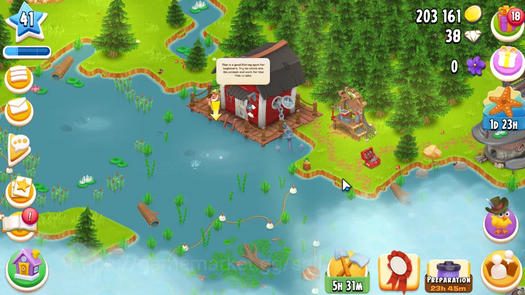 Hay Day Accounts Level 41 | Barn Storage 1100 + Silo Storage 650 | 203k Coins, 38 Diamonds |CN ON|Log Supercell ID|Take 5