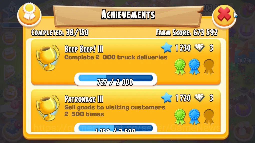 Hay Day Accounts Level 41 | Barn Storage 1100 + Silo Storage 650 | 203k Coins, 38 Diamonds |CN ON|Log Supercell ID|Take 9