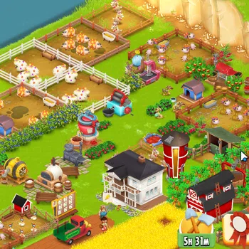 Hay Day Accounts Level 41 | Barn Storage 1100 + Silo Storage 650 | 203k Coins, 38 Diamonds |CN ON|Log Supercell ID|Take