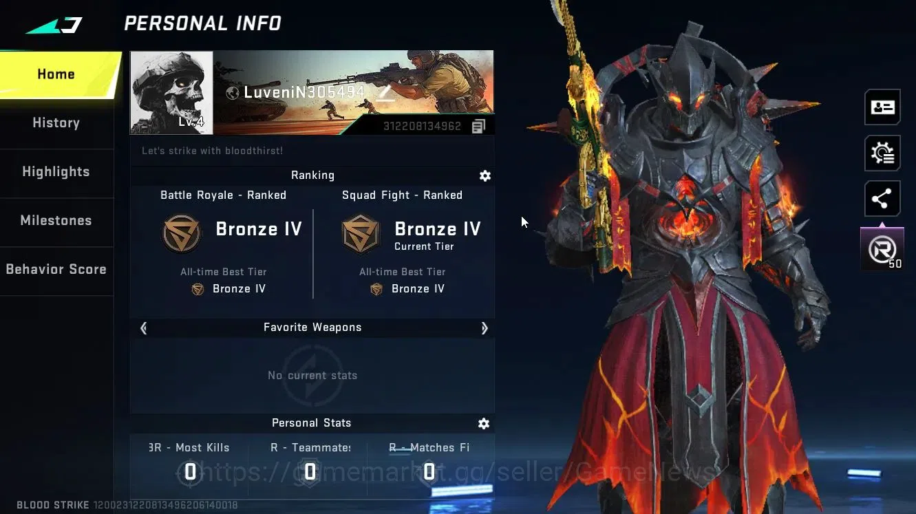 Blood Strike Accounts ASIA|ULTRA [JET-Flameborne]|Collab BLEACH [Ethan-B image 2