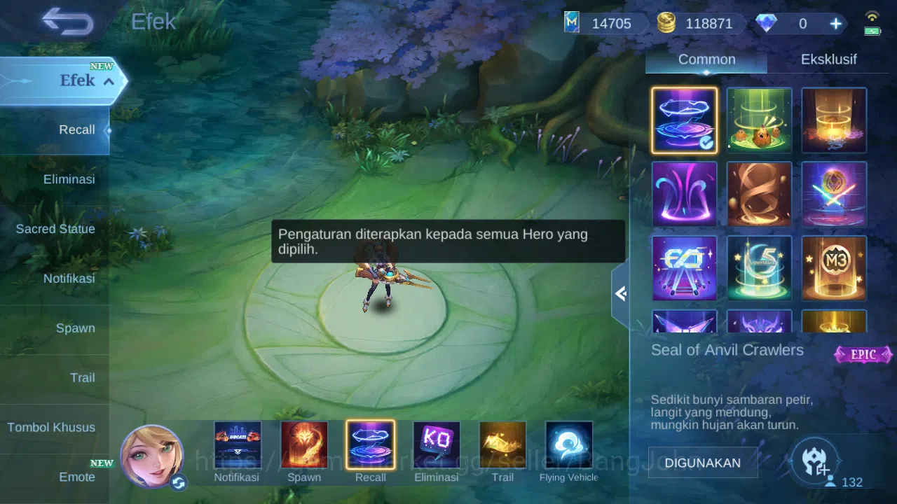 Mobile Legends: Bang Bang Accounts GLOBAL Hero 132 Skin 350 | Legend Johnson | KOF Gu image 12