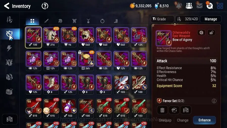 Epic Seven Accounts High-End GLOBAL UnVerif|20 ML(LOT Scales,Salome,Belian,LC Bellona,etc)+PByblis+Art,Rinak,Etc|AUTO WB 17