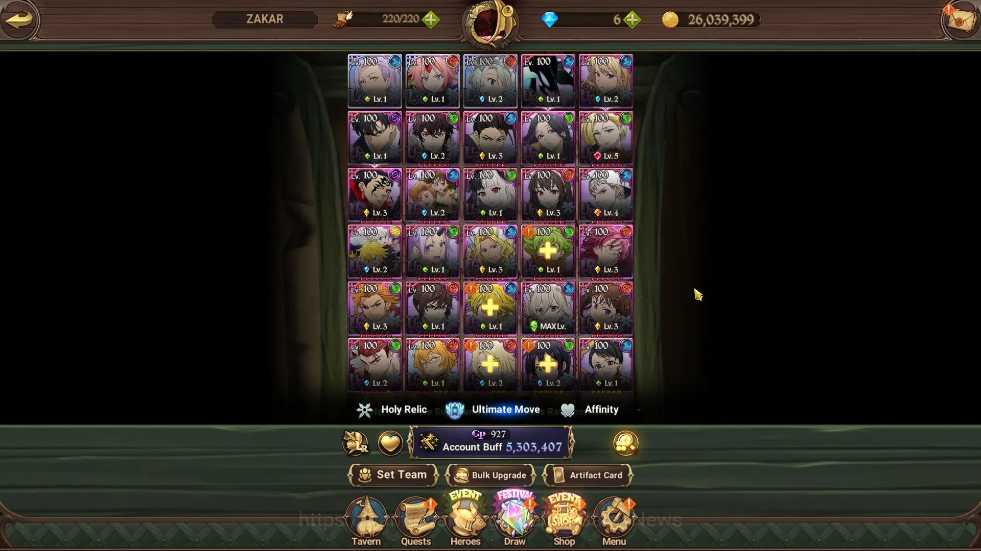 The Seven Deadly Sins: Grand Cross Accounts ASIA | 5,3M CC | 3 LR+10 UR+Many Collab | Elizabet image 2