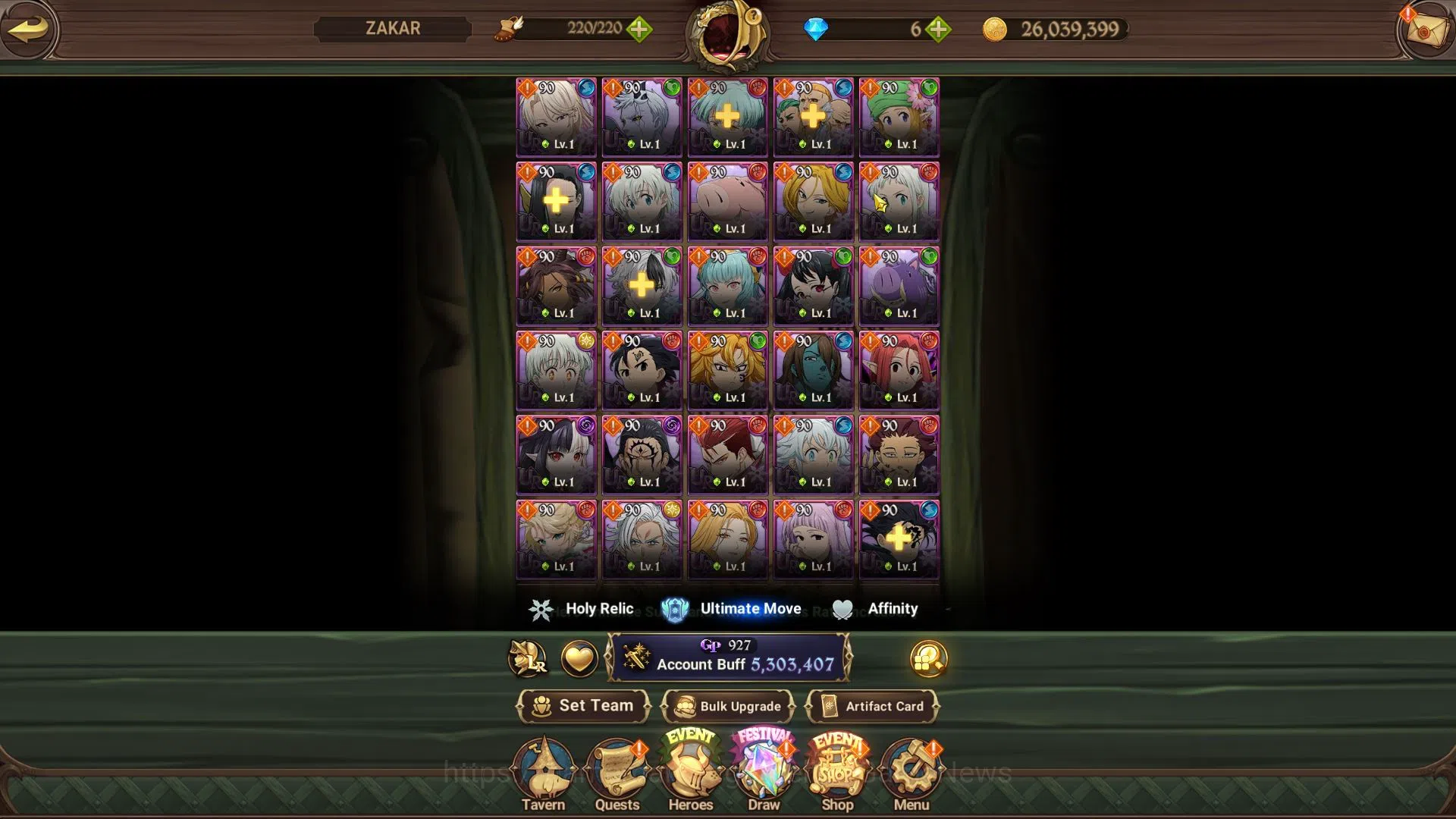 The Seven Deadly Sins: Grand Cross Accounts ASIA | 5,3M CC | 3 LR+10 UR+Many Collab | Elizabet image 5
