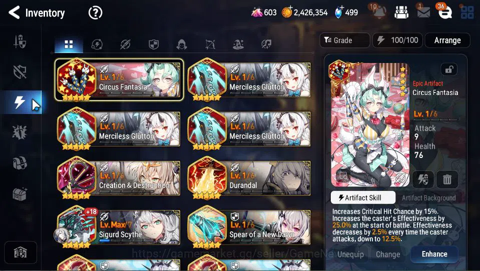 Epic Seven Accounts GLOBAL Unverif|6 ML(LOT Scales,DK Sharun,F Lidica, image 10