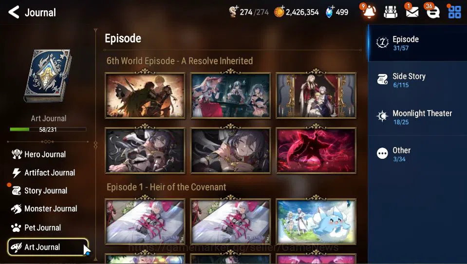 Epic Seven Accounts GLOBAL Unverif|6 ML(LOT Scales,DK Sharun,F Lidica, image 19