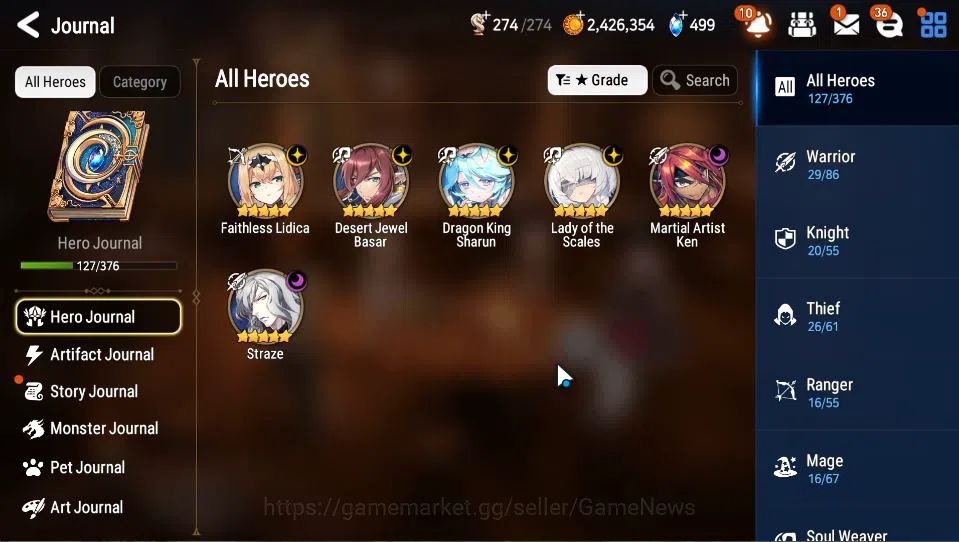 Epic Seven Accounts GLOBAL Unverif|6 ML(LOT Scales,DK Sharun,F Lidica, image 5