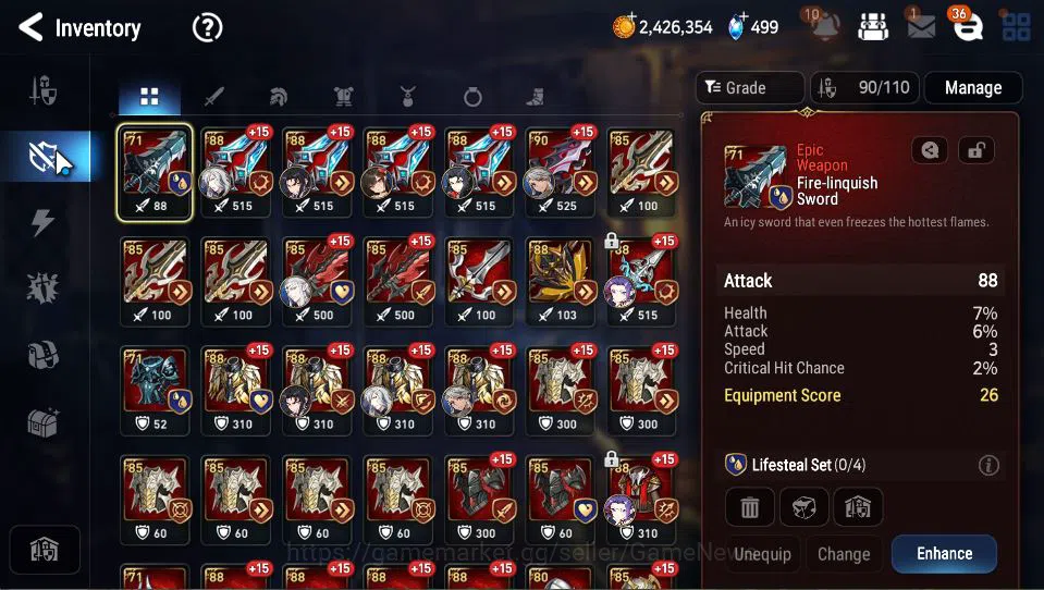 Epic Seven Accounts GLOBAL Unverif|6 ML(LOT Scales,DK Sharun,F Lidica, image 9