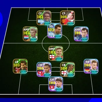 eFootball Accounts Legends & Iconic Players COLECTIVE 3181+ | G BATISTUTA x W ROONEY x D BERGKAMP x RIO FERDINAND x LIONEL