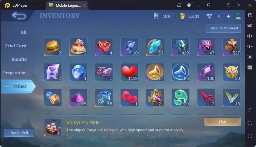 Mobile Legends: Bang Bang Accounts GLOBAL Hero 132 Skin 206 | VENOM Harley | SEIYA Ba image 10