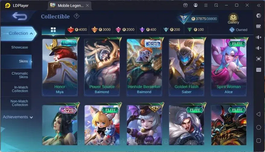 Mobile Legends: Bang Bang Accounts GLOBAL Hero 132 Skin 206 | VENOM Harley | SEIYA Ba image 2