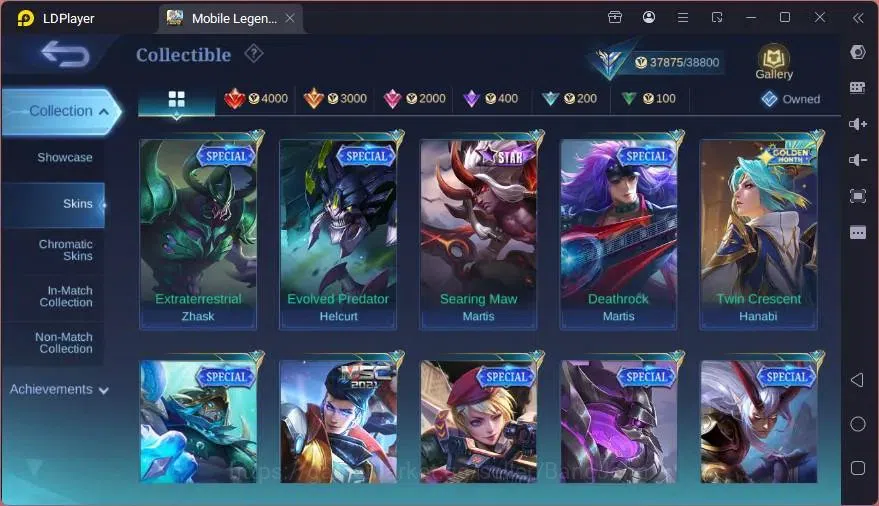 Mobile Legends: Bang Bang Accounts GLOBAL Hero 132 Skin 206 | VENOM Harley | SEIYA Ba image 4