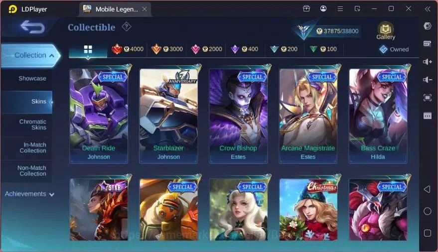 Mobile Legends: Bang Bang Accounts GLOBAL Hero 132 Skin 206 | VENOM Harley | SEIYA Ba image 5