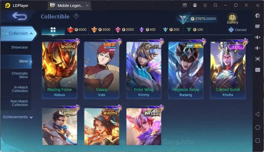 Mobile Legends: Bang Bang Accounts GLOBAL Hero 132 Skin 206 | VENOM Harley | SEIYA Ba image 7