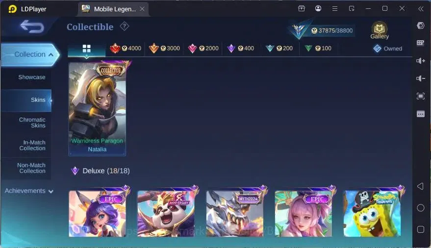 Mobile Legends: Bang Bang Accounts GLOBAL Hero 132 Skin 206 | VENOM Harley | SEIYA Ba image 9