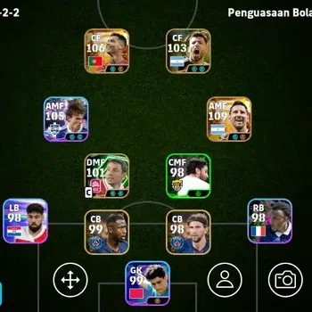 eFootball Accounts Legends & Iconic Players Mobile|PW 3108|New CristianoRonaldoBigT,NewLionelMessiBigT,Nico Paz Show T,Mark