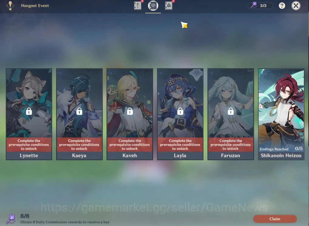 Genshin Impact Accounts ASIA|AR 55| 5Limited +2(*5Weapon)|Raiden,Columbina image 15