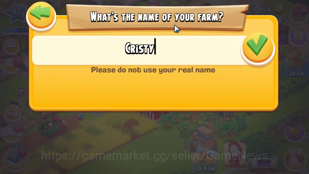 Hay Day Accounts Level 41| Barn Storage 1100 + Silo Storage 625 | 489k Coins,25 Dm |CN ON|Log Supercell ID|Take Email|Check 12