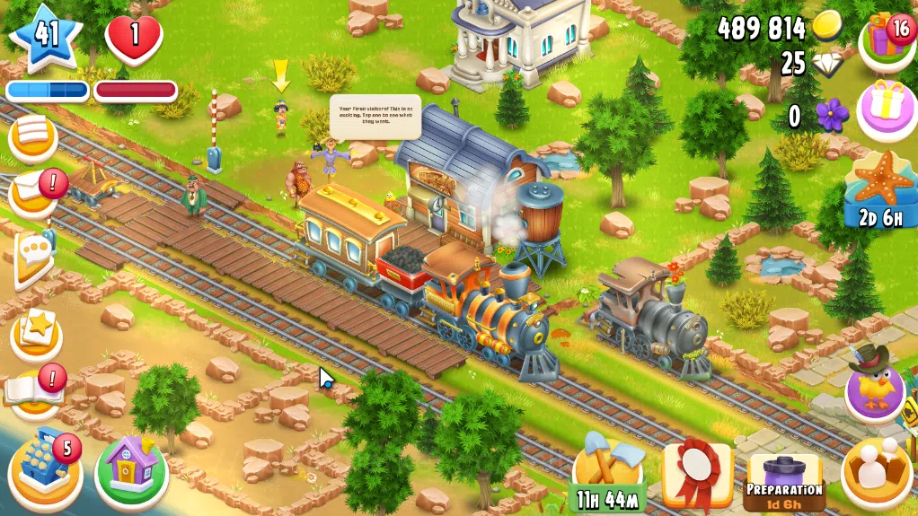 Hay Day Accounts Level 41| Barn Storage 1100 + Silo Storage 625 | 489k Coins,25 Dm |CN ON|Log Supercell ID|Take Email|Check 6