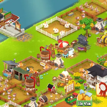 Hay Day Accounts Level 41| Barn Storage 1100 + Silo Storage 625 | 489k Coins,25 Dm |CN ON|Log Supercell ID|Take Email|Check