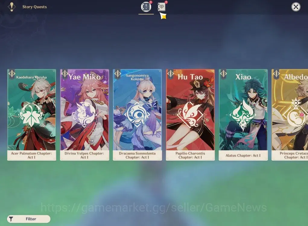 Genshin Impact Accounts End Game 13