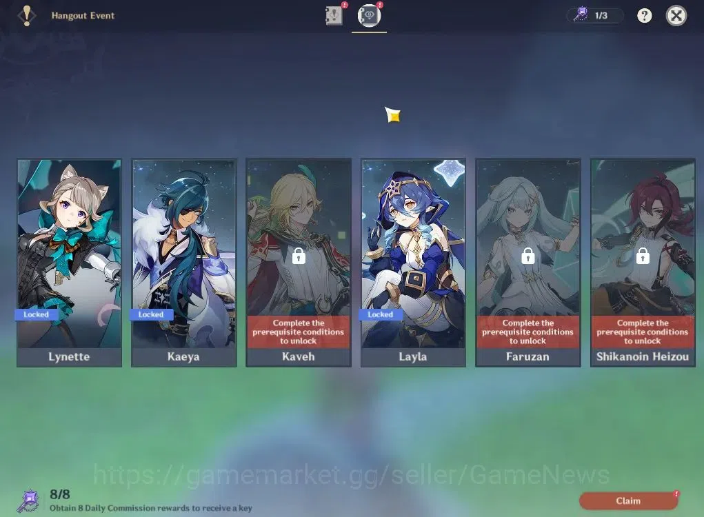 Genshin Impact Accounts End Game 14