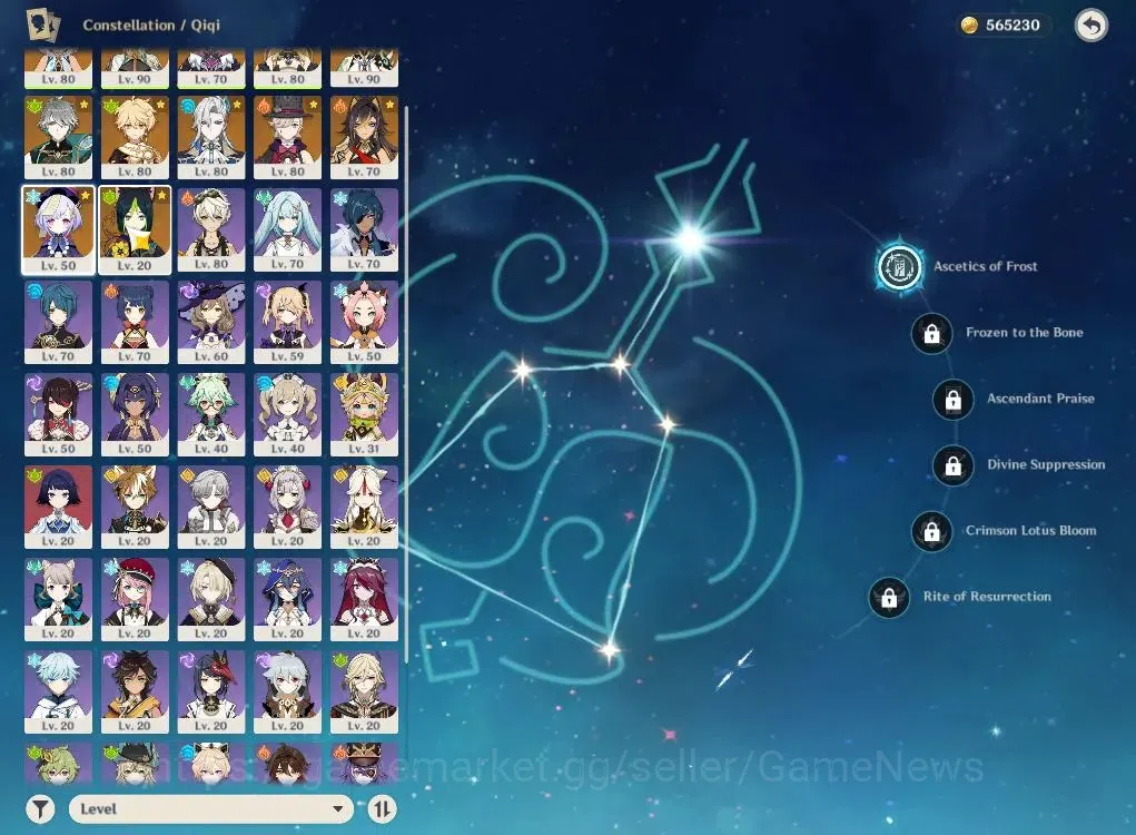 Genshin Impact Accounts End Game 4
