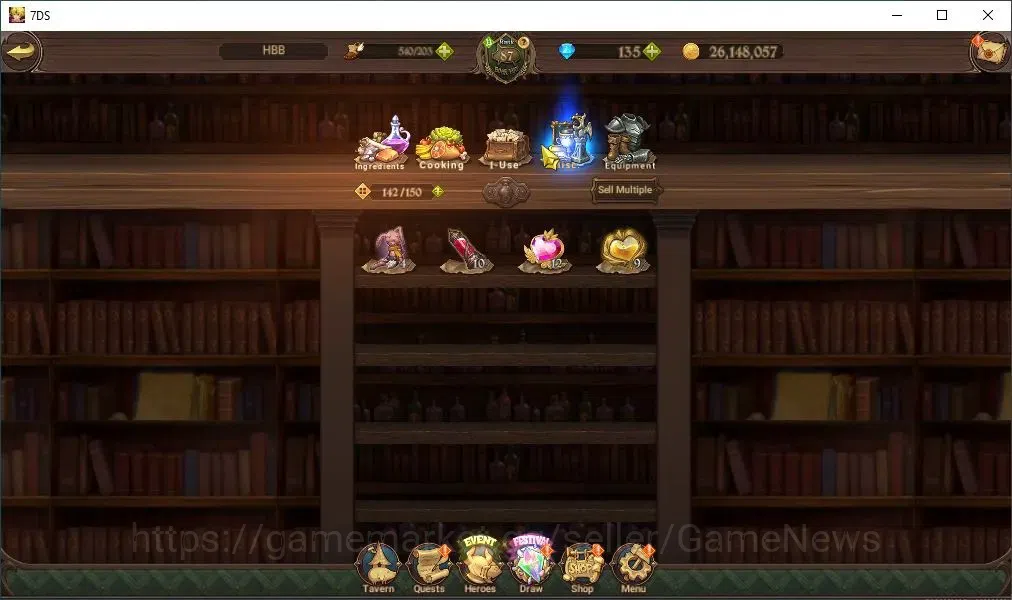 The Seven Deadly Sins: Grand Cross Accounts Global|5,1M CC|135 DM|31 LS|6 LR+8 UR+Collab FireF image 20